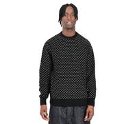 Armani Exchange Maglioncino Girocollo Nero da Uomo con Inserti Verdi S