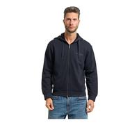 Armani Exchange - Maglione Blu con Zip Intera e Cappuccio - - Sweatshirts & Hoodies - Uomo - Blu - 2XL