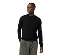 Armani Exchange Maglione da Uomo, a Maniche Lunghe, con Logo Monogram, Nero, XL, Nero, XL