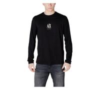Armani Exchange - Maglione in maglia girocollo a maniche lunghe - - Tops - Uomo - Nero - S