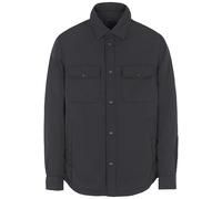 Armani Exchange Maniche Lunghe, Tasche Frontali Grandi, vestibilità Casual Giacca in Denim, Schwarz, XL Uomo