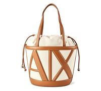 Armani Exchange Marisol - Borsa per la spesa, in tela, colore: Naturale/Argilla salina, taglia unica