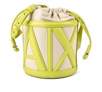 Armani Exchange Marisol Mini Borsa Borsa a tracolla Vera Pelle 17 cm giallo
