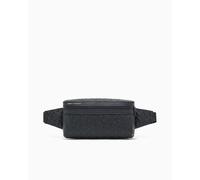 ARMANI EXCHANGE - Marsupio nero con logo all-over per uomo