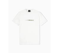 Armani Exchange, ,Tops ,Uomo ,Bianco ,S T-shirt girocollo a maniche corte in cotone