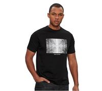 Armani Exchange Men's Digital Desert, Logo Graphic Print T-Shirt,Black,s, Nero, S Uomo