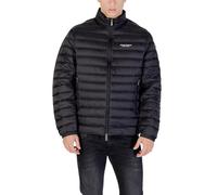 Armani Exchange Men's Essential, Light Padding Milano-New York Side Logo Jacket, Black, XL, Nero, XL