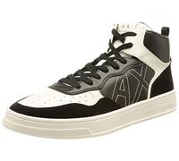 Armani Exchange Men's, Side Logo, Color Shades, Sneaker, Scarpe da Ginnastica Uomo, Nero (Black/Black), 45 EU