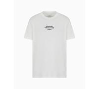 Armani Exchange Men's Utility Edge, Logo embrodidered, vestibilità Normale, Bianco, M, Bianco Sporco, M