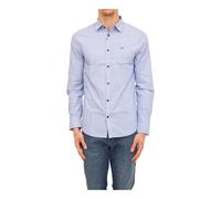 Armani Exchange - Micro Polka Dot Cotton Shirt - - Shirts - Uomo - Blu - S
