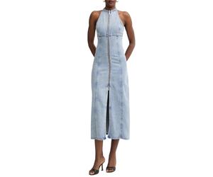 Armani Exchange - Midi Abito in Denim - - Dresses - Donna - Blu - S