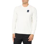 Armani Exchange Milan Edition, Maglione a Girocollo, Bianco Sporco, M Uomo