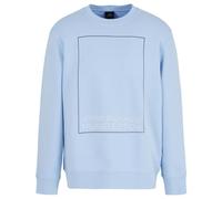Armani Exchange Milano Edition Pullover Crewneck Sweatshirt Maglia di Tuta, Blu Placid, L Uomo