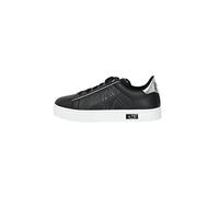 ARMANI EXCHANGE Mina Sneakers, Scarpe da ginnastica Donna, Nero Argento, 36 EU