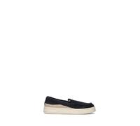 ARMANI EXCHANGE Mocassino uomo blu/panna in suede 43