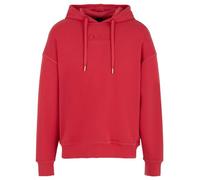 Armani Exchange Modal Cotton Debossed Logo Pullover Hoodie Felpa con Cappuccio, American Beauty, XXL Uomo