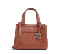 Armani Exchange Monogram S Borsa a mano marrone, pelle sintetica, donna
