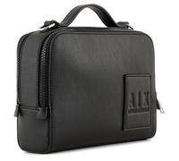 Armani Exchange Nicolas, Apertura a Doppia Zip, Crossbody Uomo, Nero, One_Size