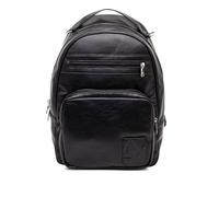 Armani Exchange Nicolas, Double Zip Pocket, Zaino Uomo, Nero, One_Size