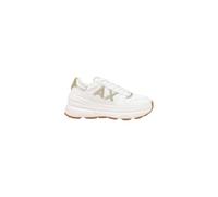Armani Exchange Niky, Lamindated Gold Details, Logo Lettering Scarpe da ginnasticaDonna