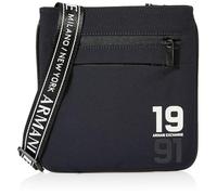 Armani Exchange Ninety-one - Crossbody da uomo con logo frontale, blu navy, Einheitsgröße