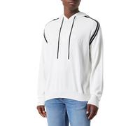 Armani Exchange Ninety One Logo, Felpa con Cappuccio e Maniche a Polsino Maglia di Tuta, Bianco Sporco, M Uomo