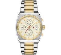 Armani Exchange Orologio Uomo, Movimento Cronografo al Quarzo e Cassa 40 mm con cinturino in acciaio inossidabile