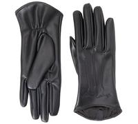 Armani Exchange Opehlia, Logo in Rilievo Lettering Glove Liners, Nero, XS-S Donna