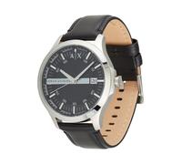 ARMANI EXCHANGE Orologio analogico nero / argento Uomo ARMANI EXCHANGE One Size nero / argento