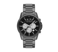 Armani Exchange Orologio da uomo Banks AX1765 Cronografo al quarzo Acciaio Nero 44 mm