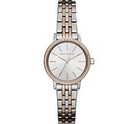 Armani Exchange Orologio da donna con movimento al quarzo, cassa in acciaio inossidabile da 30 mm e bracciale in acciaio inossidabile, AX5542