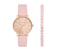 Armani Exchange Orologio da Donna, Movimento a Tre Lancette, Acciaio Inossidabile con Cassa da 36 mm e Bracciale in Pelle o Acciaio, Rosa