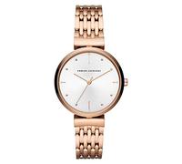 Armani Exchange Orologio da donna, movimento a tre lancette, cassa in acciaio inossidabile oro rosa 36 mm con bracciale in acciaio inossidabile, AX5901