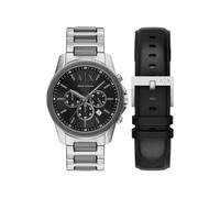 Armani Exchange Orologio da uomo da 44 mm in acciaio inox bicolore, AX7181SET