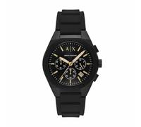 Armani Exchange Orologio Analogico al Quarzo Uomo con Cinturino in Silicone AX7165SET