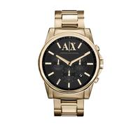 Armani Exchange Orologio da uomo, Movimento cronografico al quarzo e cassa da 45 mm con cinturino in acciaio