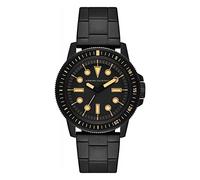 Armani Exchange orologio per uomo, movimento al quarzo e cassa orologio per 44 mm con cinturino in acciaio inossiorologio perbile, pelle o silicone, Nero e oro