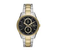 Armani Exchange orologio per uomo, movimento cronografo e cassa orologio per 42 mm con cinturino in acciaio inossiorologio perbile, pelle o silicone, Tonalità argento e oro