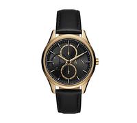 Armani Exchange orologio per uomo, movimento cronografo e cassa orologio per 42 mm con cinturino in acciaio inossiorologio perbile, pelle o silicone, Tonalità oro e carbone