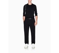 Armani Exchange Pantaloni da Uomo Essential, Zipped Pockets Pants, Nero, L, Nero, L