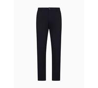 Armani Exchange Essential, Metal Logo Tab Pantaloni, Blu Scuro, 50 Uomo