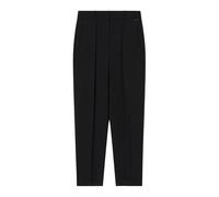 Armani Exchange - Pantaloni Neri Gamba Dritta Fluida - - Trousers - Donna - Nero - XS