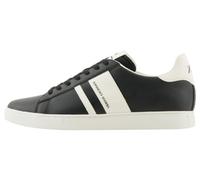 Armani Exchange Paris Double Line, Scarpe da Ginnastica Uomo, Bianco Black off, 41 EU