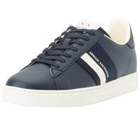 Armani Exchange Paris Double Line, Scarpe da Ginnastica Uomo, Navy off White, 39 EU