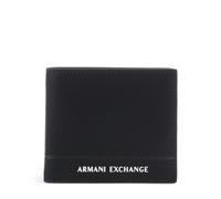 Armani Exchange Pascal Portafoglio nero, pelle sintetica, uomo