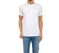 Armani Exchange T-shirt Cotone Pima 8NZT74_ZJA5Z Scollo a V Maniche Corte Bianco XXL Uomo