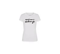 Armani Exchange Pima Cotton Signature Logo Tee T-Shirt Donna (Pacco da 1)