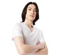 Armani Exchange Pima Cotton V-neck Maglietta da Uomo, Bianco (Bianco (WHITE 1100)), XL