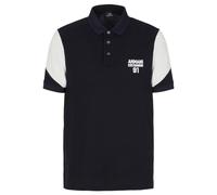 Armani Exchange Polo a Maniche Corte Colo Block 91, Navy Scuro, S Uomo