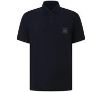 ARMANI EXCHANGE - Polo blu con mini logo per uomo